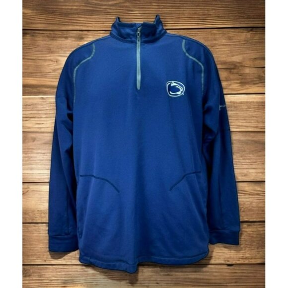 Penn State University Under Armour Mens Quarter-Zip Top Medium - Picture 1 of 6